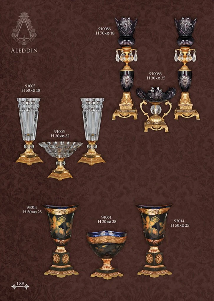 Objetos decorativos AL-CA-012 | Galerías Aleddin