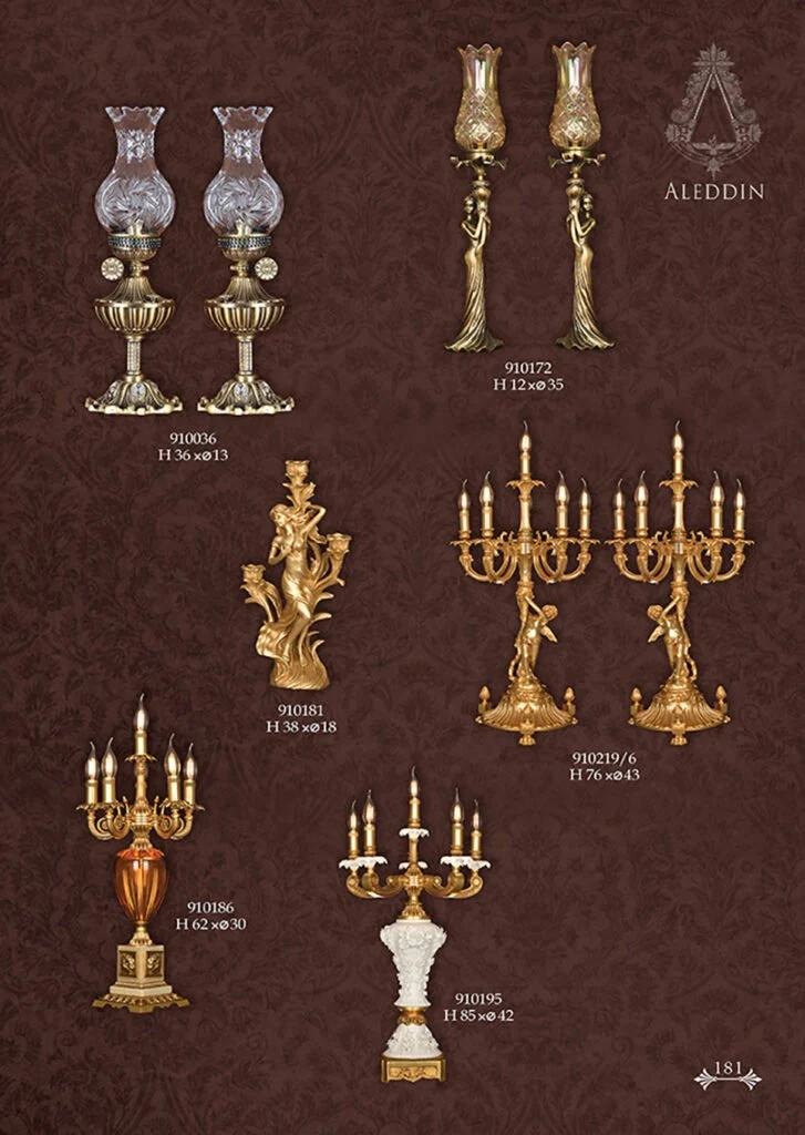 Objetos decorativos AL-CA-013 | Galerías Aleddin