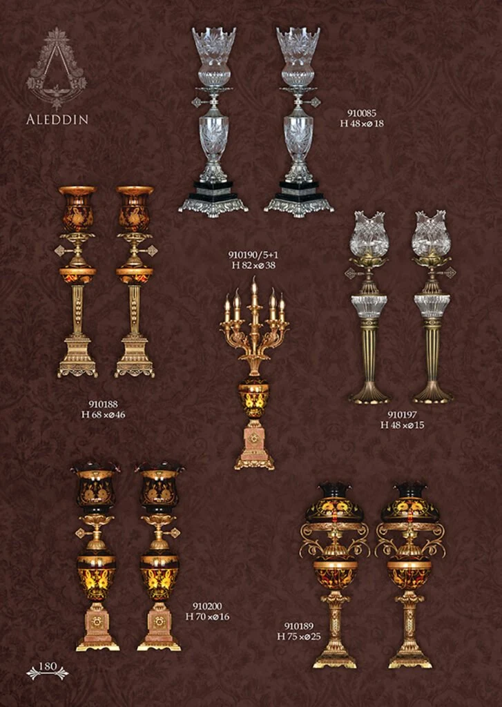 Objetos decorativos AL-CA-014 | Galerías Aleddin