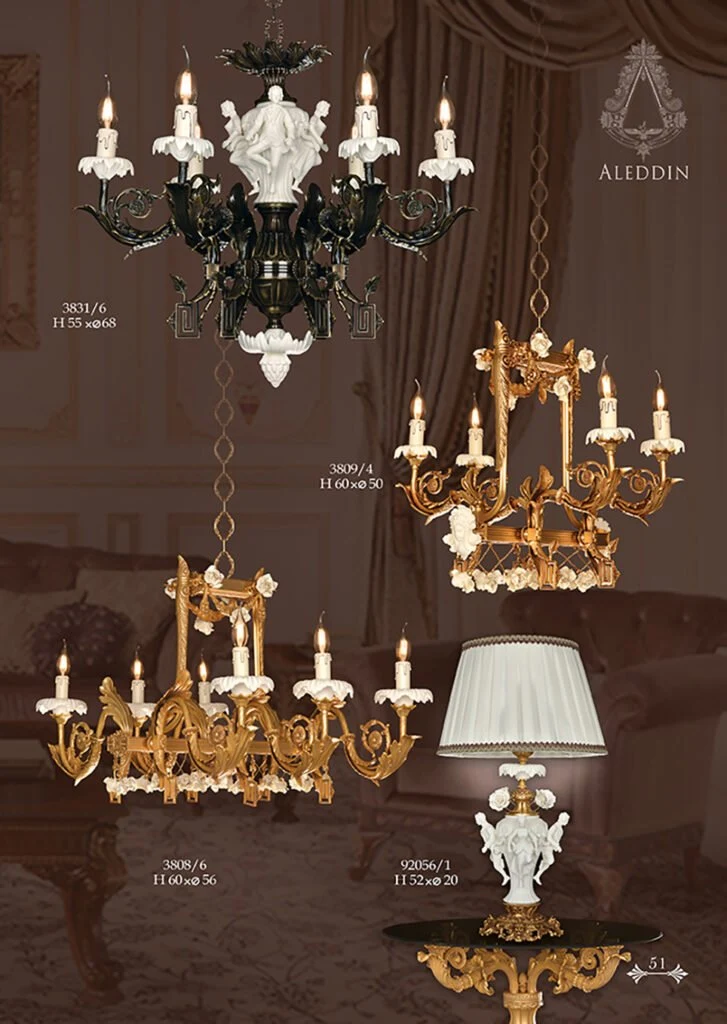 Classic chandelier selection AL-CA-054 | Galerías Aleddin